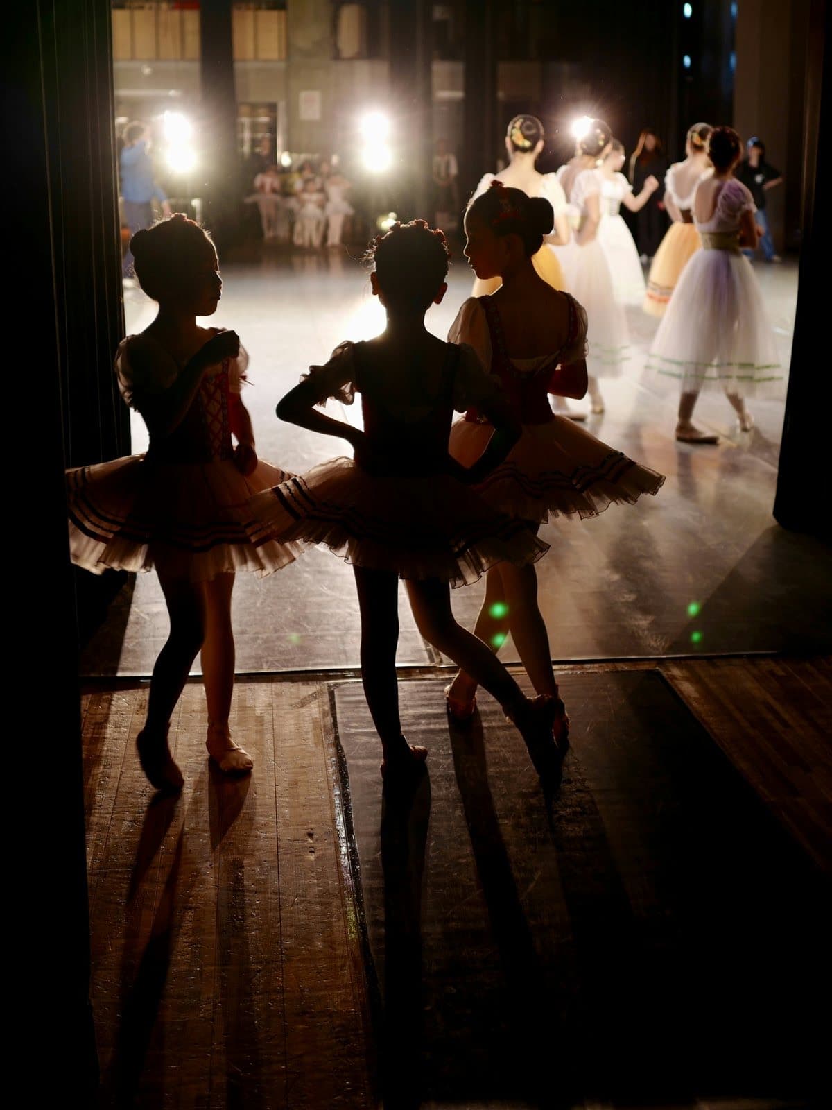 Children dancing in a dance studio